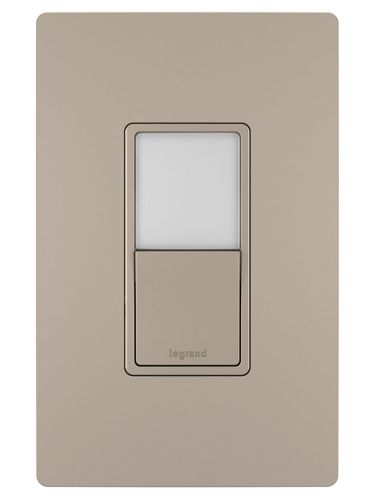 Legrand - NTL873NICC6 - Single Pole/3-Way Switch with Night Light - radiant - Nickel