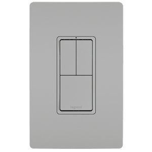 Legrand - RCD113GRY - Two Single-Pole Switches and Single Pole/3-Way Switch - radiant - Gray