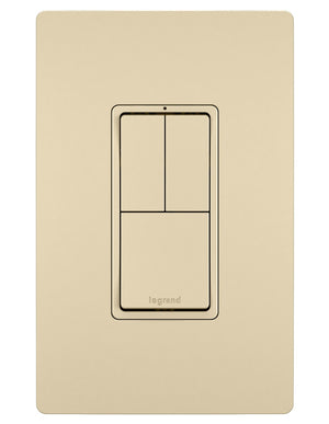 Legrand - RCD113I - Two Single-Pole Switches and Single Pole/3-Way Switch - radiant - Ivory