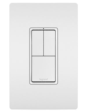 Legrand - RCD113W - Two Single-Pole Switches and Single Pole/3-Way Switch - radiant - White
