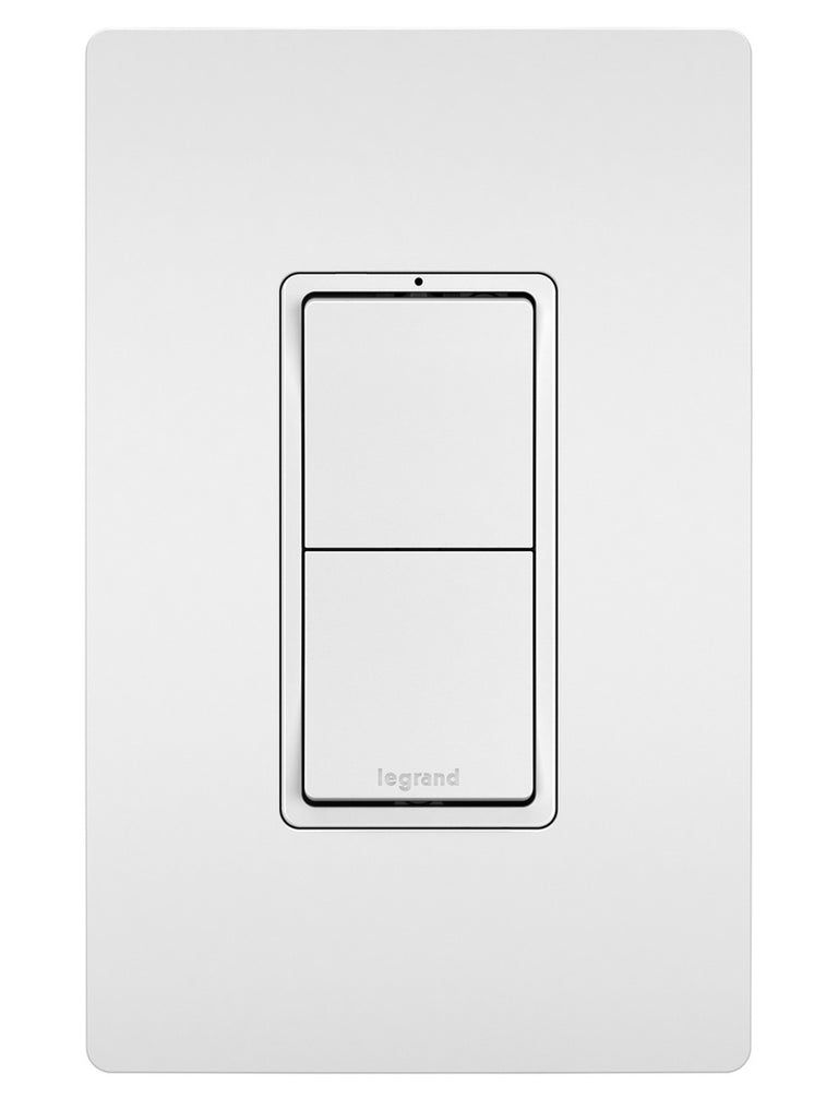 Legrand - RCD11W - Two Single-Pole Switches - radiant - White