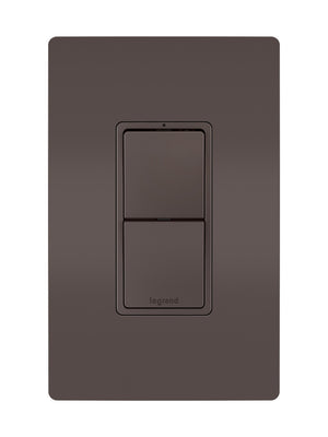 Legrand - RCD33 - Two Single-Pole/3-Way Switches - radiant - Brown