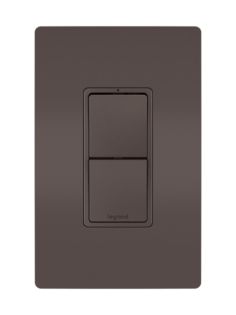 Legrand - RCD33 - Two Single-Pole/3-Way Switches - radiant - Brown