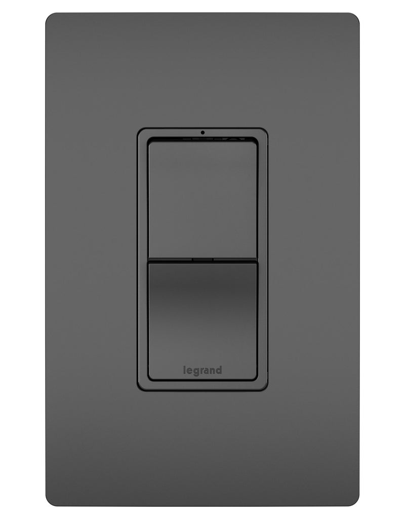 Legrand - RCD33BK - Two Single Pole/3-Way Switches - radiant - Black