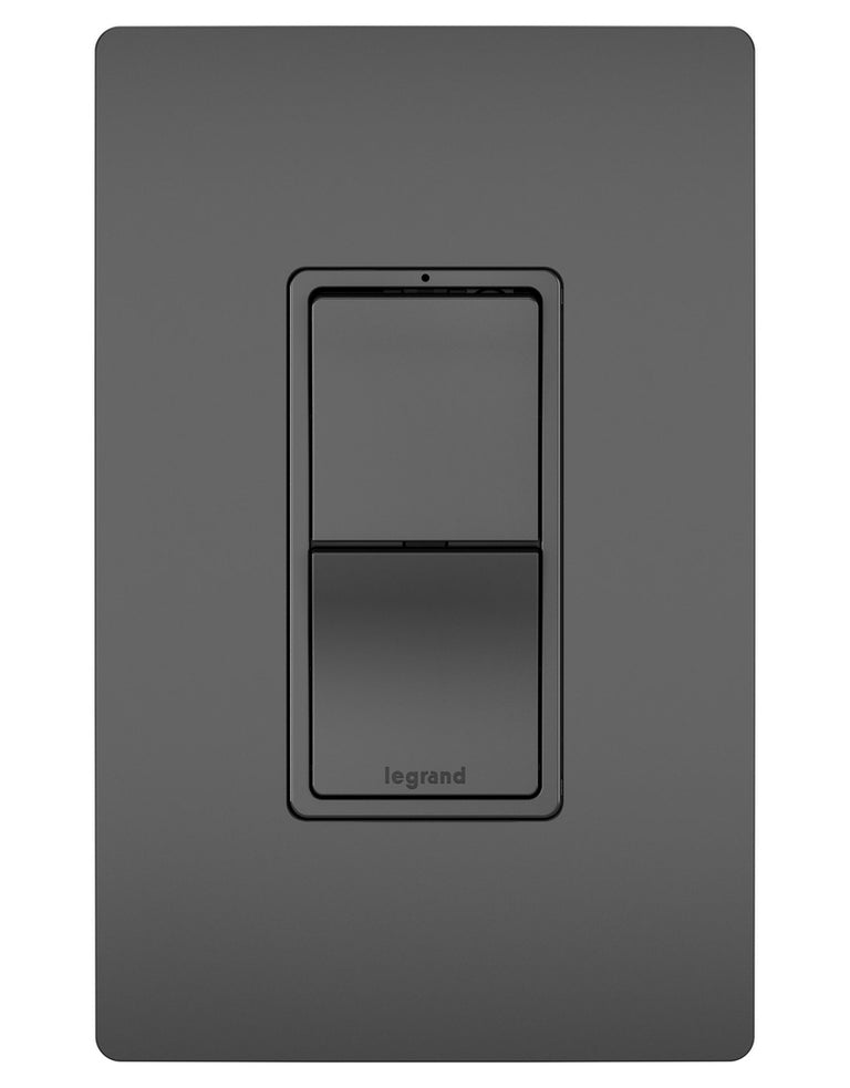 Legrand - RCD33BK - Two Single Pole/3-Way Switches - radiant - Black