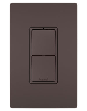 Legrand - RCD33DBCC6 - Two Single Pole/3-Way Switches - radiant - Dark Bronze