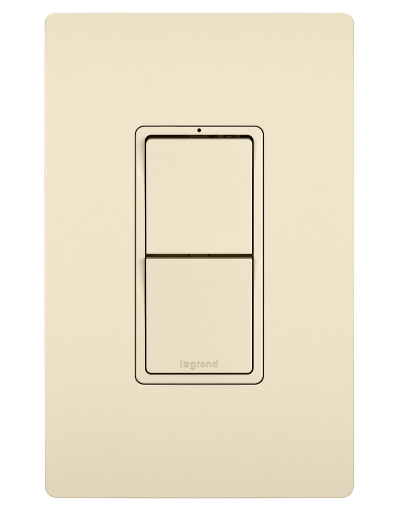 Legrand - RCD33LA - Two Single Pole/3-Way Switches - radiant - Light Almond