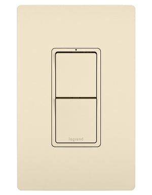 Legrand - RCD33LA - Two Single Pole/3-Way Switches - radiant - Light Almond