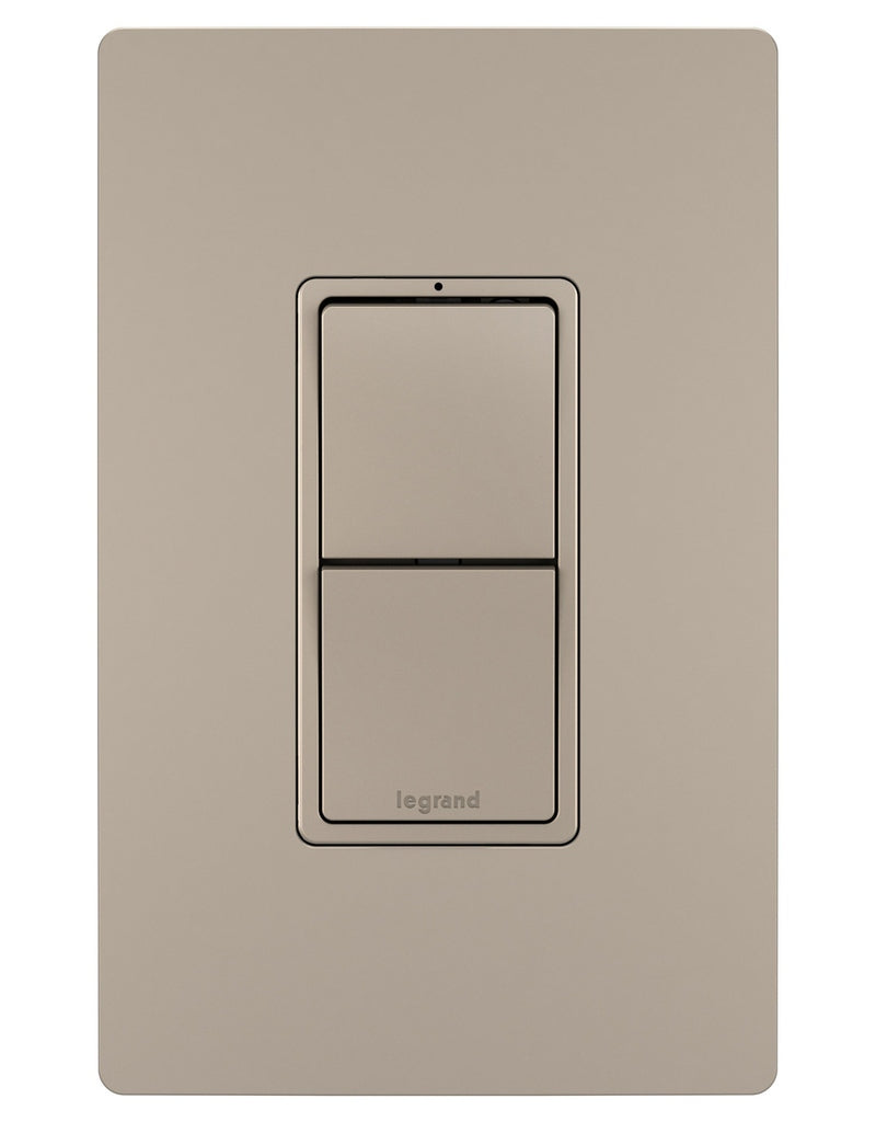 Legrand - RCD33NICC6 - Two Single Pole/3-Way Switches - radiant - Nickel