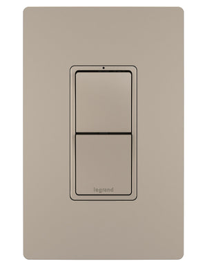 Legrand - RCD33NICC6 - Two Single Pole/3-Way Switches - radiant - Nickel