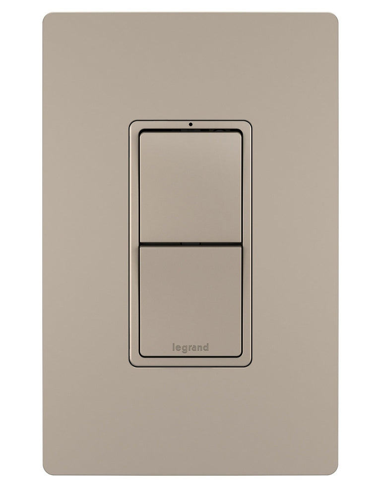 Legrand - RCD33NICC6 - Two Single Pole/3-Way Switches - radiant - Nickel