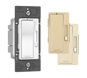 Legrand - RHDH163PTC - Single-Pole/3-Way Fan Speed Control - radiant - Tri Color (WH, IV, LA)