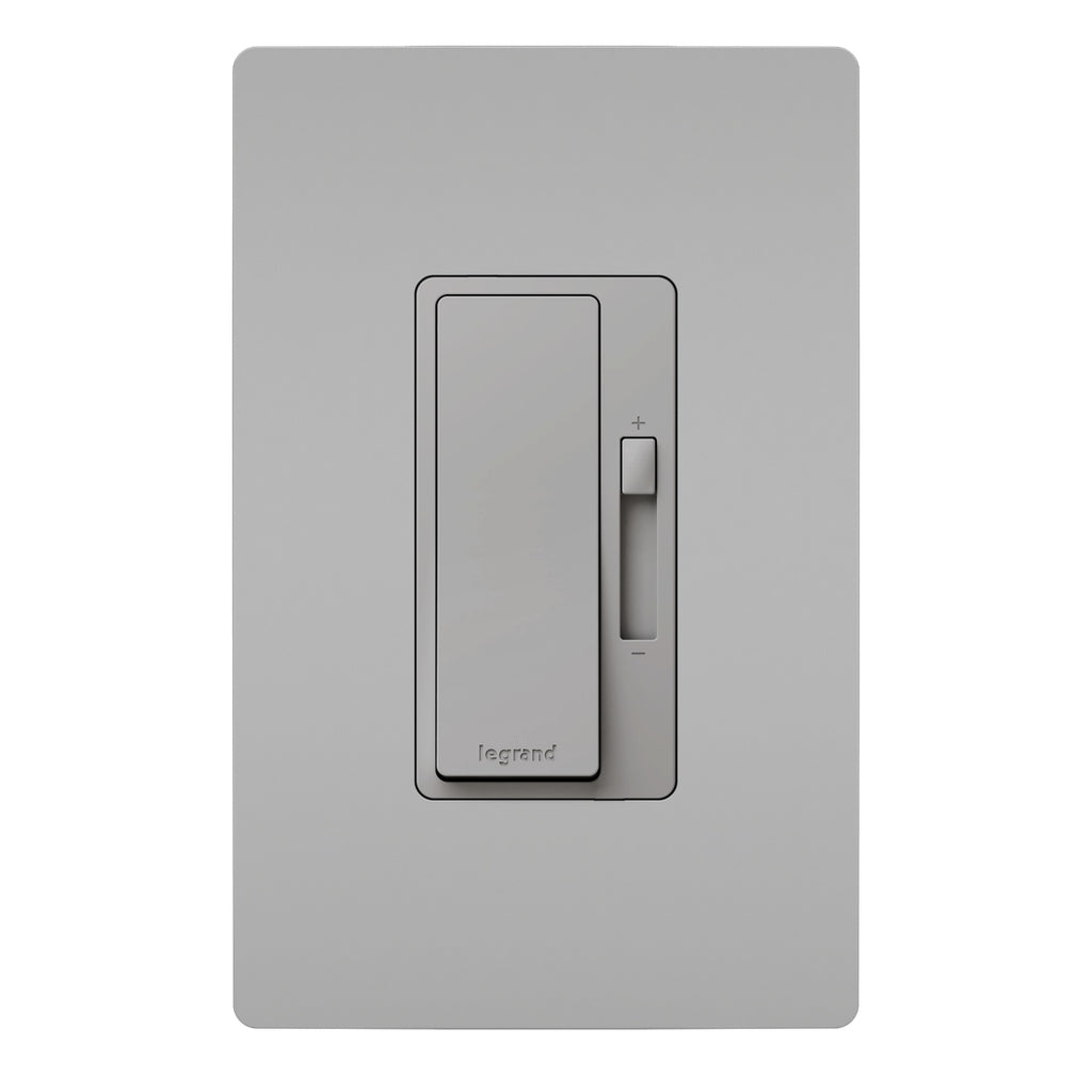 Legrand - RHL153PGRY - LED Advanced 150W Single Pole/3-Way Dimmer - radiant - Gray