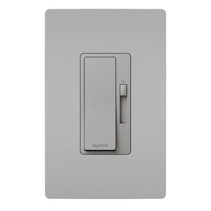 Legrand - RHL153PGRY - LED Advanced 150W Single Pole/3-Way Dimmer - radiant - Gray