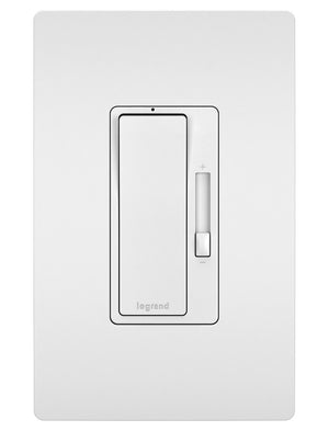 Legrand - RHLV1103PTC - 120V, 1100VA Magnetic Low-Voltage Single Pole/3-Way Dimmer - radiant - Tri Color (WH, IV, LA)