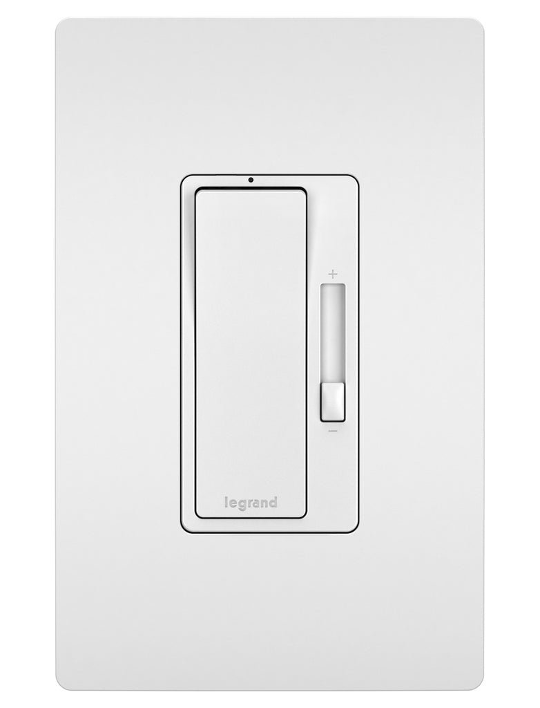 Legrand - RHLV1103PW - 120V, 1100VA Magnetic Low-Voltage Single Pole/3-Way Dimmer - radiant - White