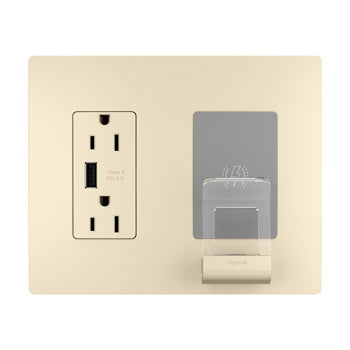 Legrand - RWC826USBLACCV2 - Wireless Charger - radiant - Light Almond