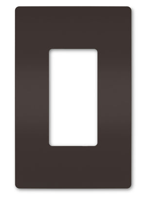Legrand - RWP26 - One-Gang Screwless Wall Plate - radiant - Brown
