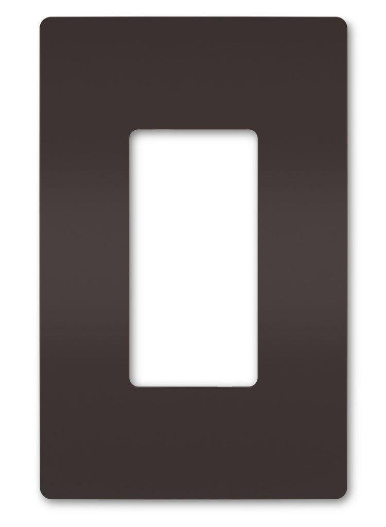 Legrand - RWP26 - One-Gang Screwless Wall Plate - radiant - Brown