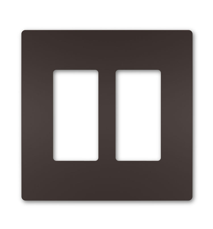 Legrand - RWP262DBCC6 - Two-Gang Screwless Wall Plate, - radiant - Dark Bronze