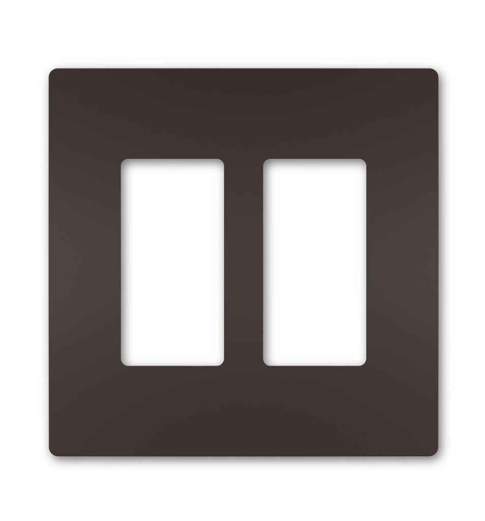 Legrand - RWP262DBCC6 - Two-Gang Screwless Wall Plate, - radiant - Dark Bronze