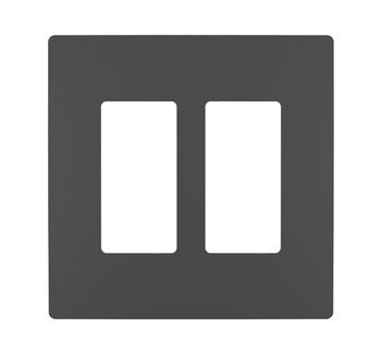 Legrand - RWP262GCC6 - Two-Gang Screwless Wall Plate - radiant - Graphite