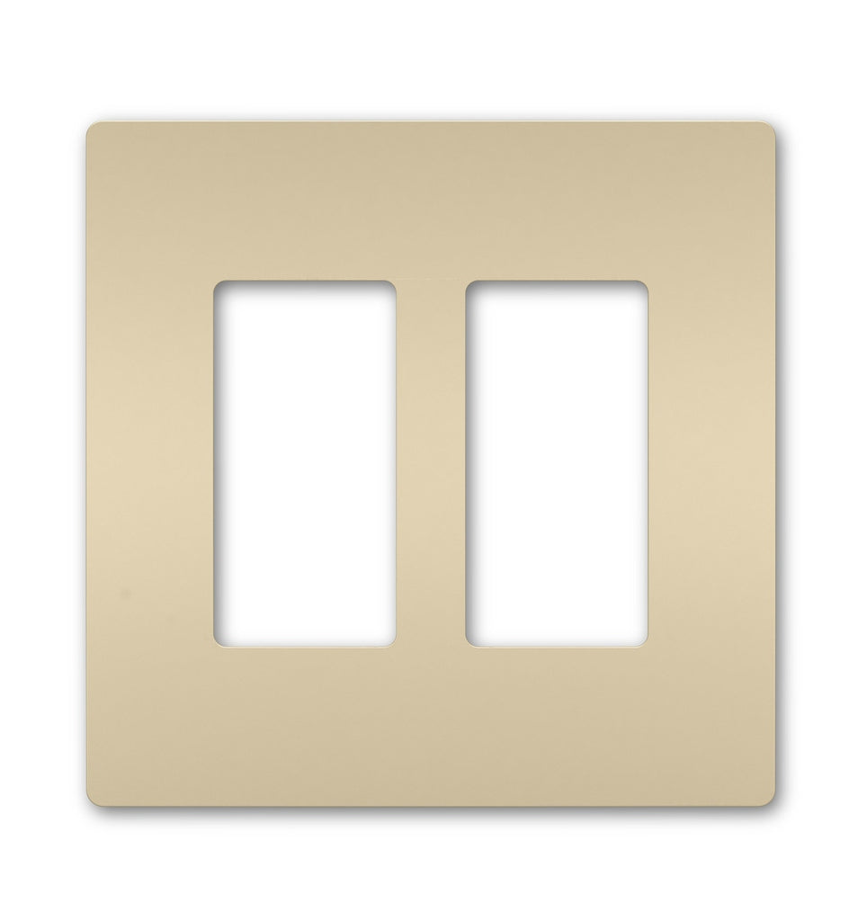 Legrand - RWP262I - Two-Gang Screwless Wall Plate - radiant - Ivory