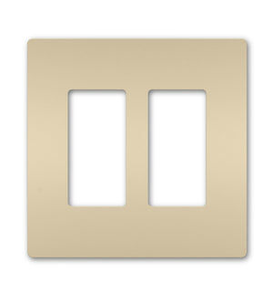 Legrand - RWP262I - Two-Gang Screwless Wall Plate - radiant - Ivory