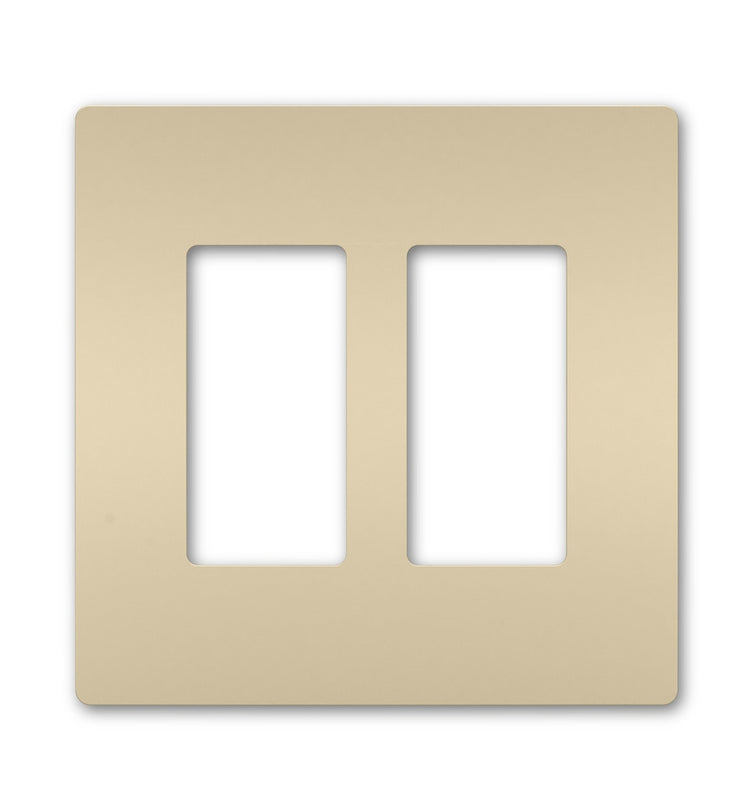 Legrand - RWP262I - Two-Gang Screwless Wall Plate - radiant - Ivory