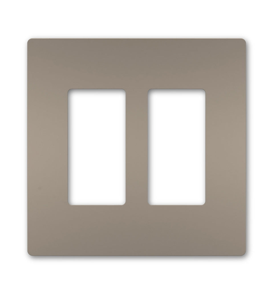 Legrand - RWP262NI - Two-Gang Screwless Wall Plate - radiant - Nickel