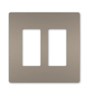 Legrand - RWP262NI - Two-Gang Screwless Wall Plate - radiant - Nickel