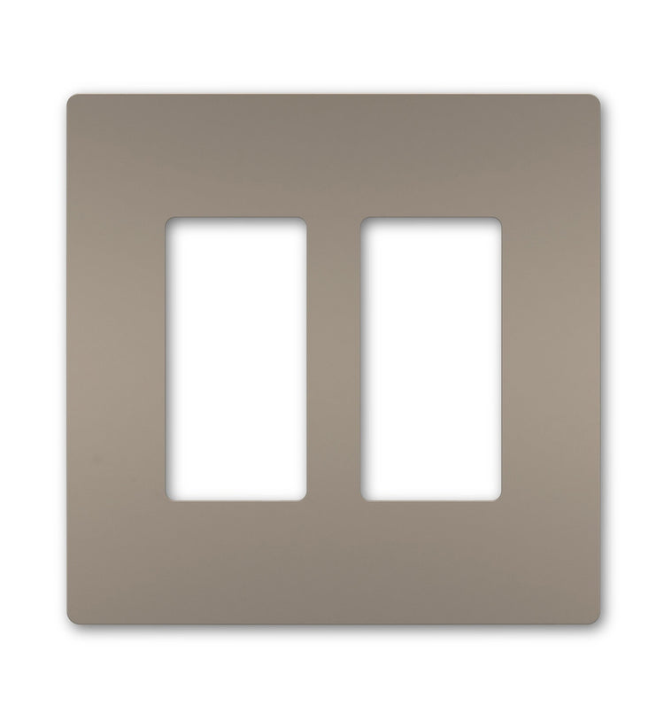 Legrand - RWP262NI - Two-Gang Screwless Wall Plate - radiant - Nickel