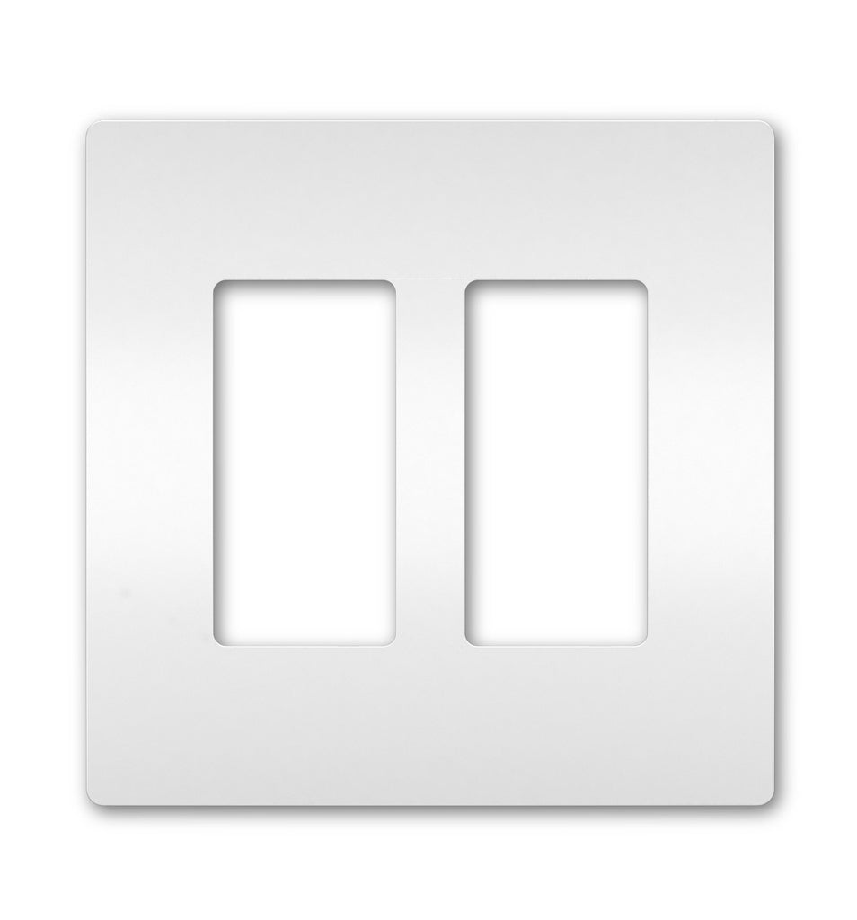 Legrand - RWP262W - Two-Gang Screwless Wall Plate White - radiant - White