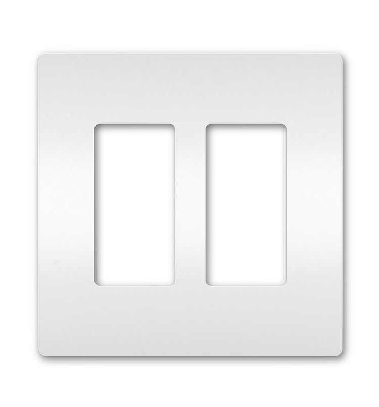 Legrand - RWP262W - Two-Gang Screwless Wall Plate White - radiant - White