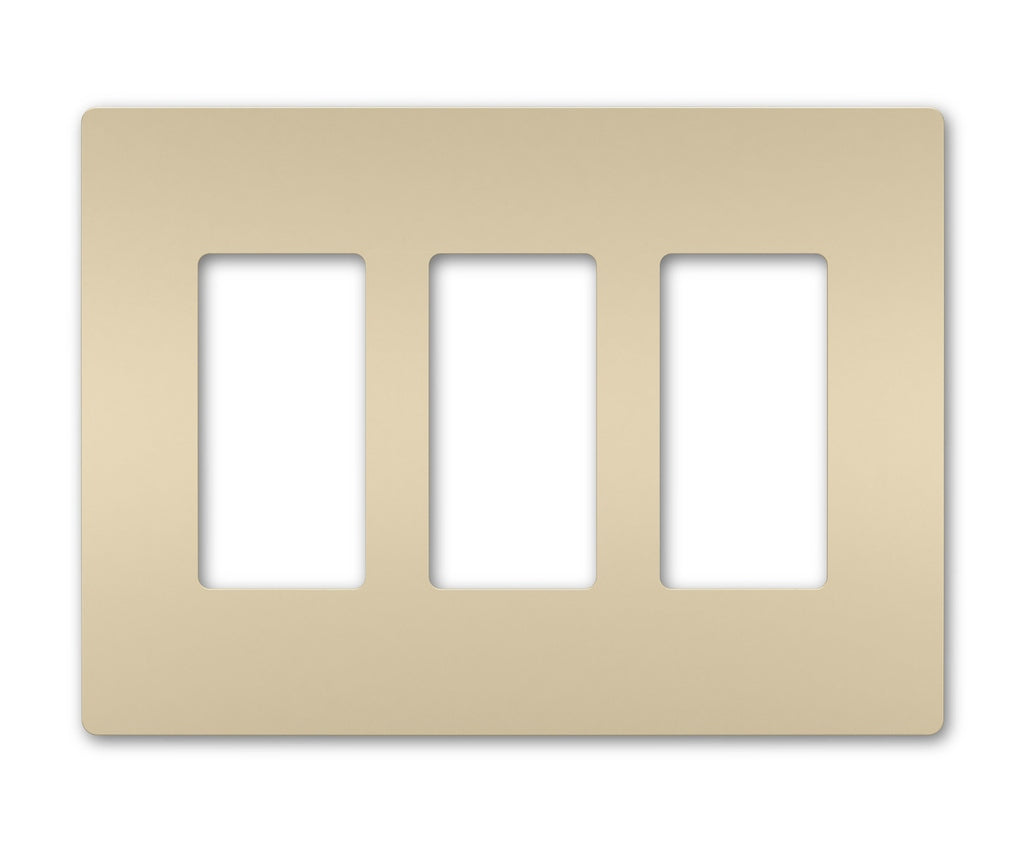 Legrand - RWP263I - Three-Gang Screwless Wall Plate - radiant - Ivory