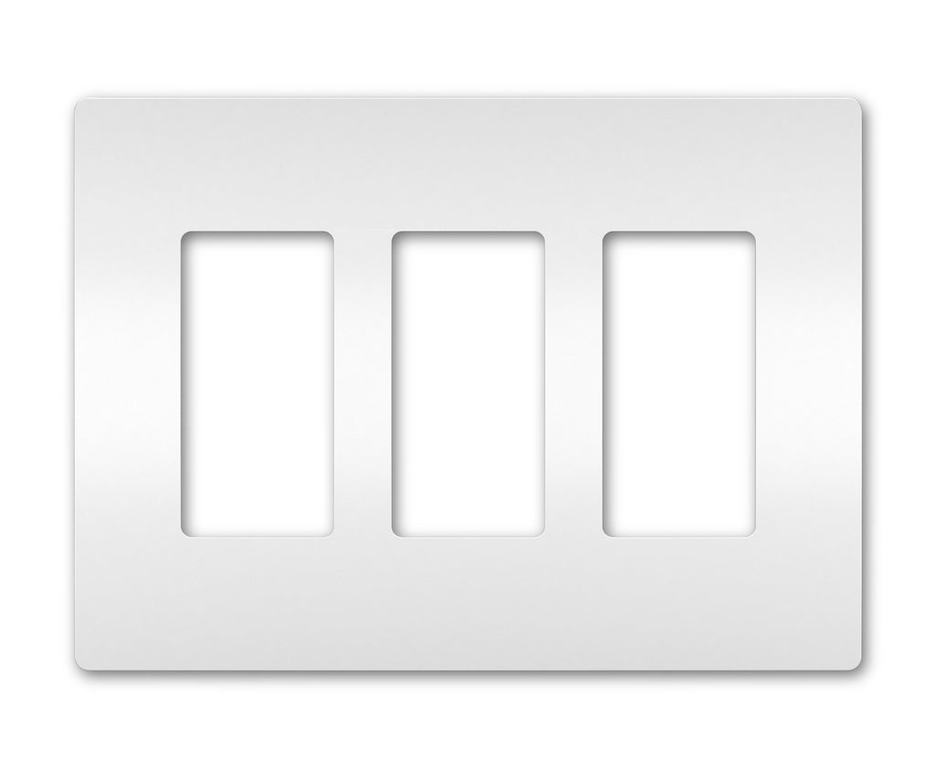 Legrand - RWP263W - Three-Gang Screwless Wall Plate - radiant - White