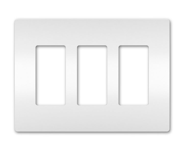 Legrand - RWP263W - Three-Gang Screwless Wall Plate - radiant - White