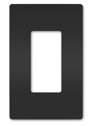 Legrand - RWP26BK - One-Gang Screwless Wall Plate - radiant - Black