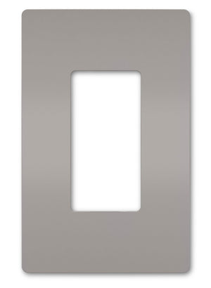 Legrand - RWP26GRY - One-Gang Screwless Wall Plate - radiant - Gray