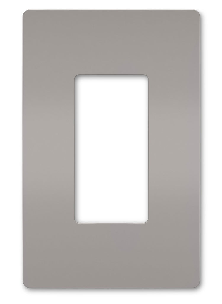 Legrand - RWP26GRY - One-Gang Screwless Wall Plate - radiant - Gray