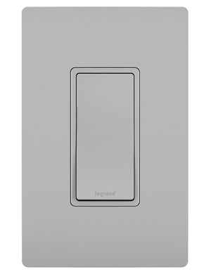 Legrand - TM870GRY - 15A Single-Pole Switch - radiant - Gray