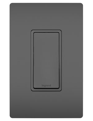 Legrand - TM870STMBKCC6 - Momentary Contact Switch - radiant - Black