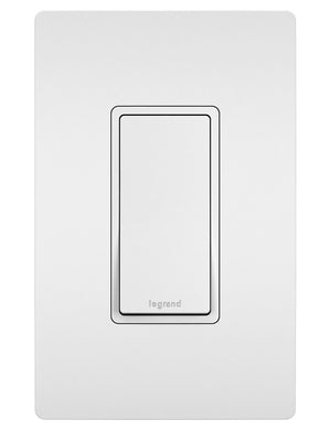 Legrand - TM870WAMCC4 - 15A Single Pole Switch with Microban - radiant - White