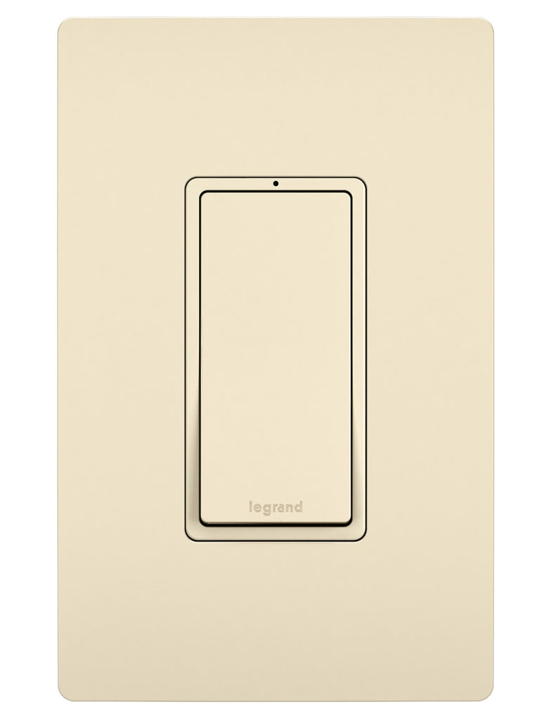 Legrand - TM873LASL - 15A 3-Way Switch with Locator Light - radiant - Light Almond