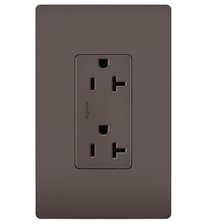 Legrand - TR26352R - Spec Grade 20A Tamper-Resistant Receptacle - radiant - Brown