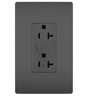 Legrand - TR26352RBK - Spec Grade 20A Tamper-Resistant Receptacles - radiant - Black