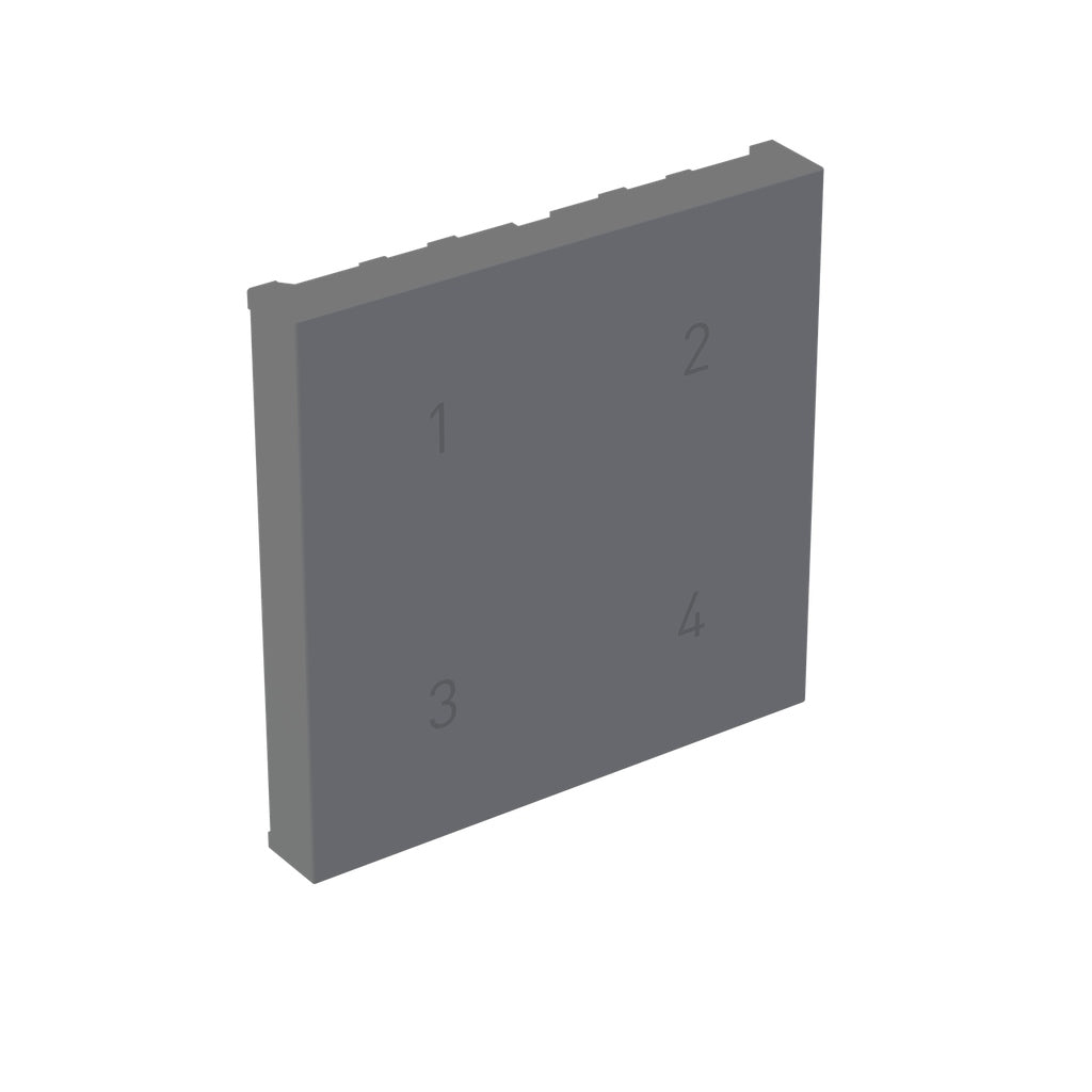 Legrand - WNACB40CKITM1 - Smart Scene Controller with Netatmo Color Change Kit - adorne - Magnesium