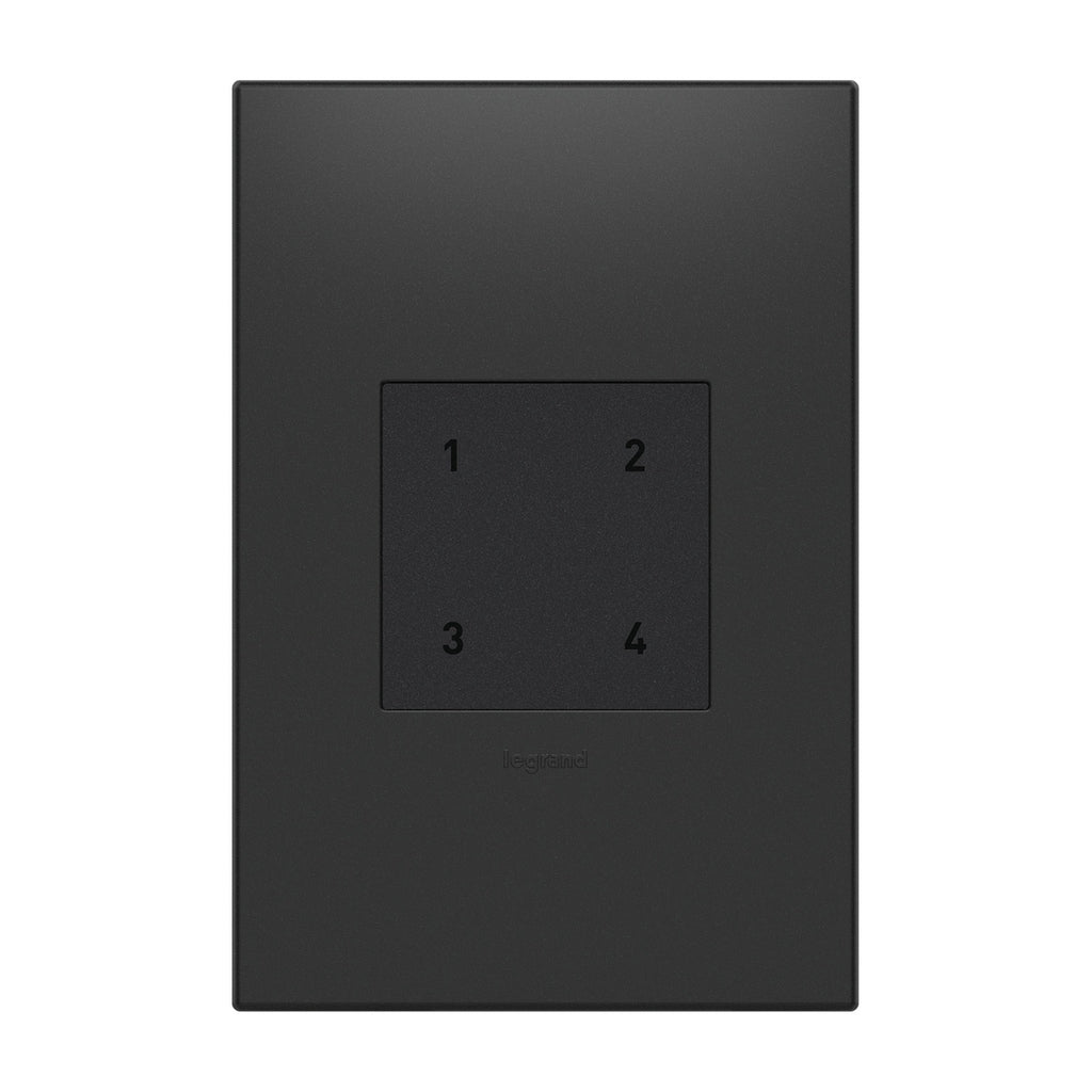 Legrand - WNACB40G1 - Wireless Smart Scene Controller with Netatmo - adorne - Graphite