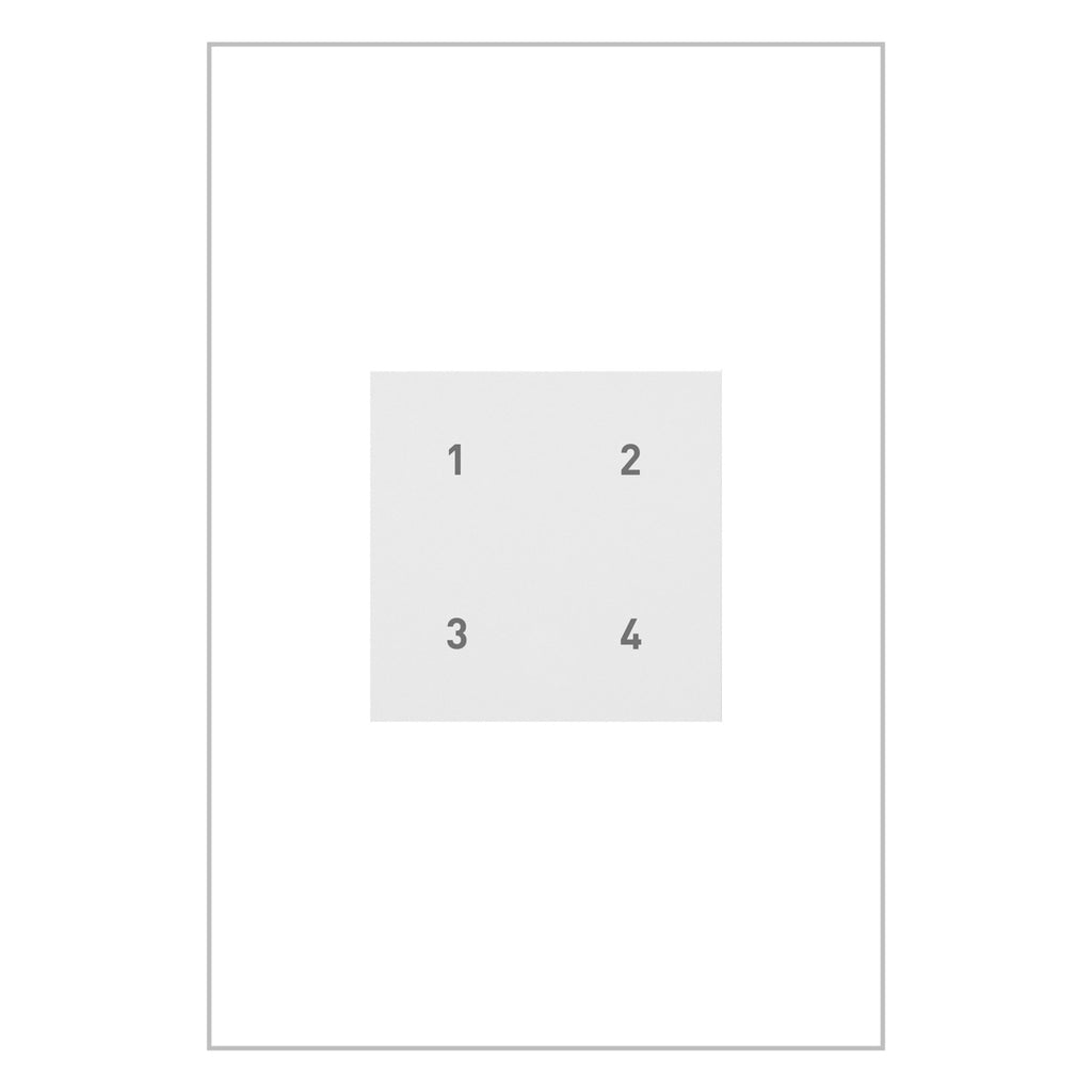 Legrand - WNACB46W1 - Wired Smart Scene Controller with Netatmo - adorne - White