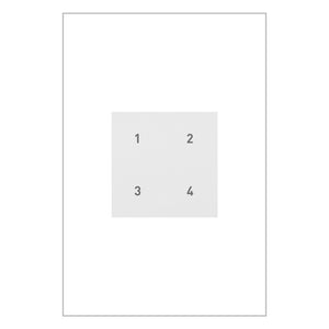 Legrand - WNACB46W1 - Wired Smart Scene Controller with Netatmo - adorne - White